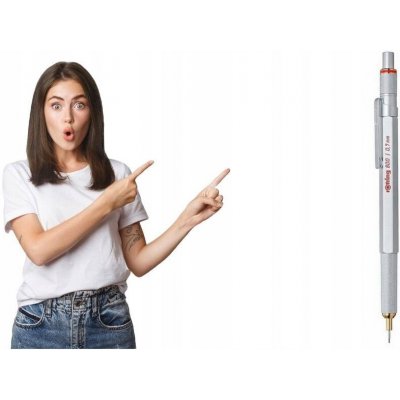 ROTRING 1520/0954233 800 Mechanická tužka stříbrná 0.7 mm – Sleviste.cz
