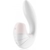 Vibrátor Satisfyer SUPERNOVA DOUBLE AIR PULSE se stimulátorem klitorisu White 14,5 cm