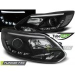 Tuning-Tec Přední čirá LED světla Ford Focus III (2010 - 2014) - Tube Light - černé – Hledejceny.cz