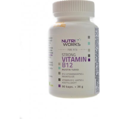 NutriWorks Strong Vitamin B12 90 kapslí – Hledejceny.cz