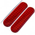 3D červené reflexní nalepovací odrazky 2 ks 1111092 | Zboží Auto