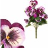 Květina umělá Maceška, barva lila KT7135