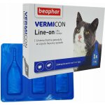 Beaphar Vermicon Line On kočka kapky proti blechám a klíšťatům 3 x 1ml – Zboží Dáma