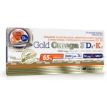Olimp sport Gold Omega 3 D3+K2 30 kapslí – Hledejceny.cz