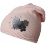 Zimní čepice Perfect Hearty růžová – Zboží Mobilmania