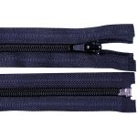 Spirálový zip No 5 délka 55 cm bundový POL, malé, 330 modrá tmavá – Hledejceny.cz