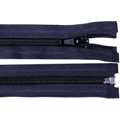 Spirálový zip No 5 délka 55 cm bundový POL, malé, 330 modrá tmavá – Hledejceny.cz