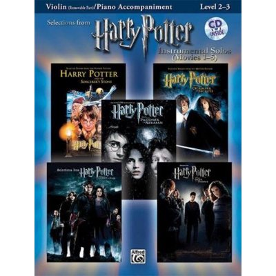 Harry Potter Instrumental Solos Movies 1-5 + CD – Zboží Mobilmania