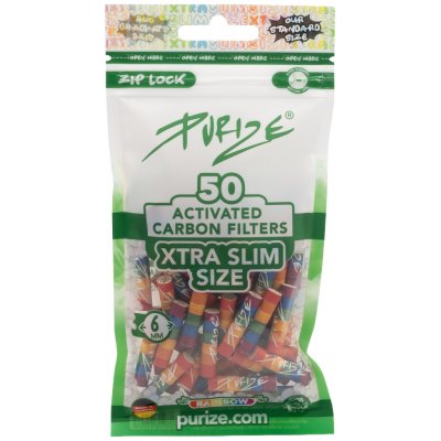 Purize uhlíkové filtry XTRA Slim Size sáček 50 ks duhová – Zboží Dáma