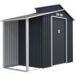 IWHome Hera Z-A s přístřeškem 3,78 m² antracit IWH-10230008 – Zboží Dáma