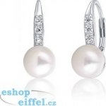 JwL Luxury Pearls stříbrné s perlou a zirkony JL0601 – Zbozi.Blesk.cz
