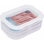Mepal Modula bílá trojúrovňová plastová dóza na uzeniny 1,6 l – Sleviste.cz