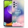 Pouzdro a kryt na mobilní telefon Samsung Picasee Ultimate Case Samsung Galaxy A52 5G Think happy be happy