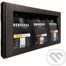 Pure Way Darčekový set odrodových káv Honduras Costa Rica Espresso 3 x 200 g