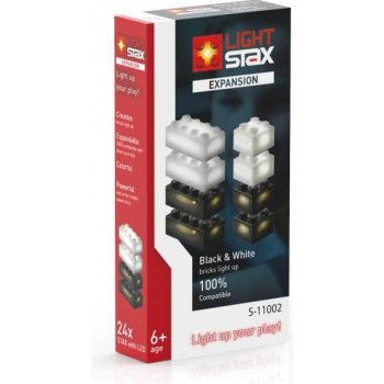 Light Stax S-11002 Solid Black & White Expansion Set 24 kostek