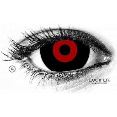 Lucifer Crazy čočky - nedioptrické - ANIME TOKYO GHOUL mini sclera 2 čočky – Zboží Dáma