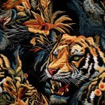 Angelic Inspiration Podložka Embroidered tiger