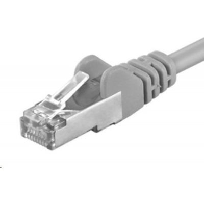 Premiumcord sp6ftp010 patch, CAT.6 F/UTP, RJ45-RJ45, AWG 26, 1m, šedý – Zbozi.Blesk.cz