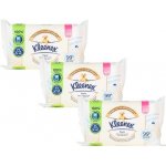 Kleenex Pure Vlhčené ubrousky 3 x 38 ks – Hledejceny.cz