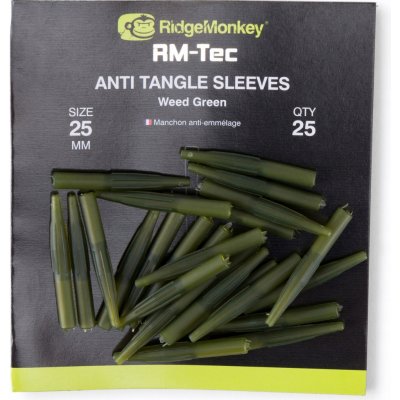 RidgeMonkey Převlek RM-Tec Anti Tangle Sleeves 25 mm Zelený 25 ks – Zboží Dáma