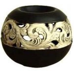 Aromatika aroma lampa Koule černá – Zboží Dáma