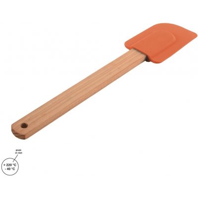 Kuchyňská stěrka dřevo se silikonem 26 cm – Zboží Mobilmania