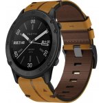 PROTEMIO LEATHER Kožený řemínek Garmin Fenix 7 Pro / 7 Pro Solar / 7 Pro Sapphire hnědý 63082 – Zbozi.Blesk.cz