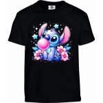 tričko Stitch Lilo & Stitch Černá – Zboží Dáma