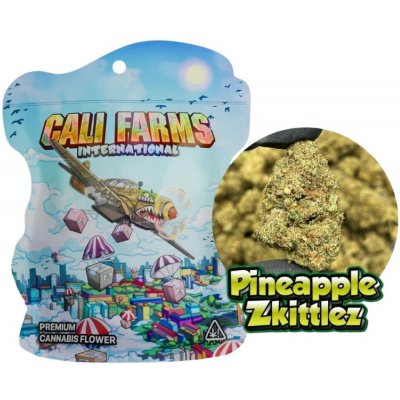 califarms THC X květy Pineapple zkittlez THC-X 40% CBD 12,75% THC 0,07% 2 g – Sleviste.cz