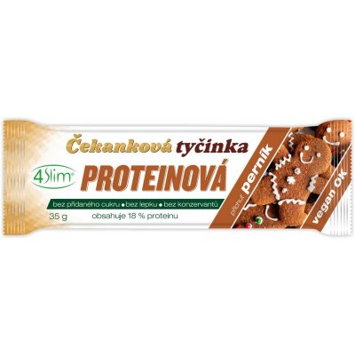 4slim Čekanková tyčinka proteinová 35g od 19 Kč - Heureka.cz