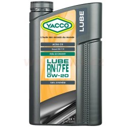 Yacco Lube RN-17 FE 0W-20 2 l