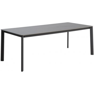 Kave Home Anafi 220 x 100 cm Šedý stůl s keramickou deskou – Hledejceny.cz