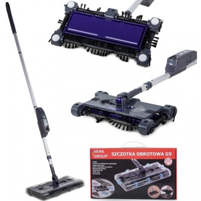 CleanMaxx Akumulátorový zametač s LED osvětlením 16662 – Zboží Dáma