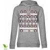 Dámská mikina s potiskem La Casa De Papel hoodie Organic Girly Grey