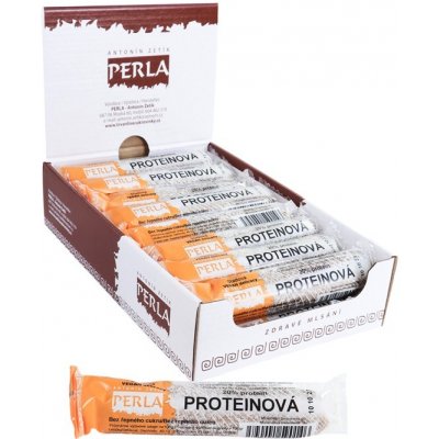 Antonín Zetík PERLA Proteinová tyčinka 18 x 50 g – Sleviste.cz