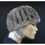 Špongr kožešinová čelenka/nákrčník S67 hnědá – Zboží Dáma