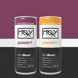 GymBeam Moxy Power+ Energy Drink Mango maracuja 330 ml