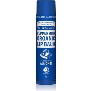 Dr, Bronner´s Balzám na rty Peppermint 4 g