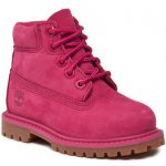 Timberland turistická obuv 6 In Premium Wp Boot TB0A5Y9HA461 Dark Pink Nubuck – Zboží Mobilmania