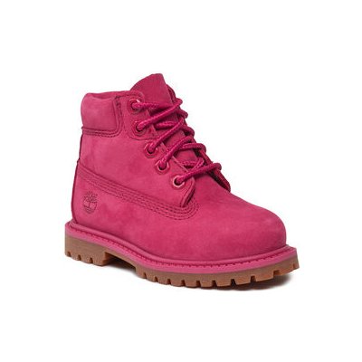 Timberland turistická obuv 6 In Premium Wp Boot TB0A5Y9HA461 Dark Pink Nubuck – Zboží Mobilmania