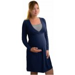 Jožánek Eva těhotenská a kojící noční košile dlouhý rukáv cyklámen – Sleviste.cz