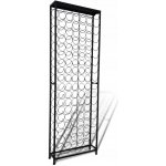 vidaXL Stojan na víno na 108 lahví, kovový – Sleviste.cz