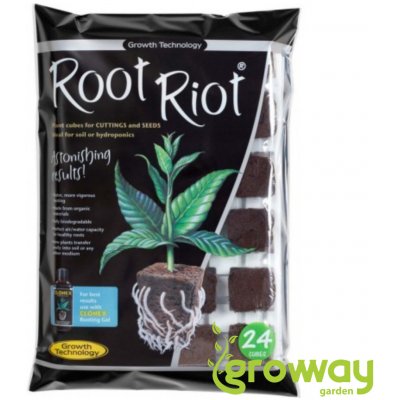 Growth Technology Root Riot sadbovací kostky včetně sadbovače - 24ks – Zboží Dáma