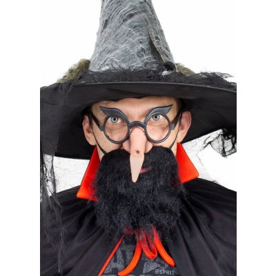 Čarodějnický nos s brýlemi