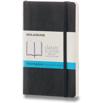 Moleskine Zápisník měkké desky tečkovaný černý A6 – Zboží Živě