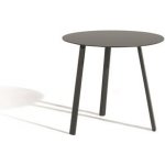 Diphano Hliníkový odkládací stolek 60cm vysoký Elite Easy-Fit, kulatý 56,5x60cm vysoký, rám hliník šedočerná (lava), deska hliník šedočerná (lava) – Zboží Dáma