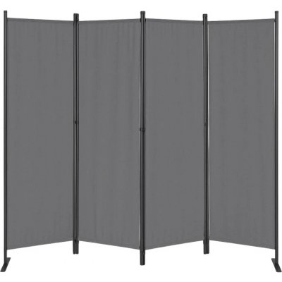 MultiGarden AW-022/4TLG Skládací zahradní a pokojový paraván 4 dílný 167 x 216 cm šedý – Zboží Dáma