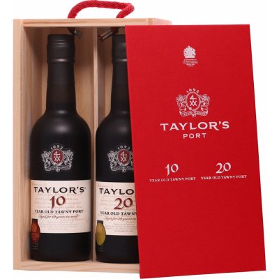 Set Taylor's 10y Old Tawny Port a 20y Old Tawny Port 20% 2 x 0,375 l (kazeta)