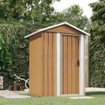 OMAXI 513118 126 x 97,5 x 177 cm hnědý – Sleviste.cz