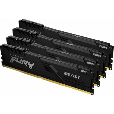 Kingston FURY Beast DDR4 128GB 3200MHz CL16 (4x32GB) KF432C16BBK4-128 – Zboží Živě
